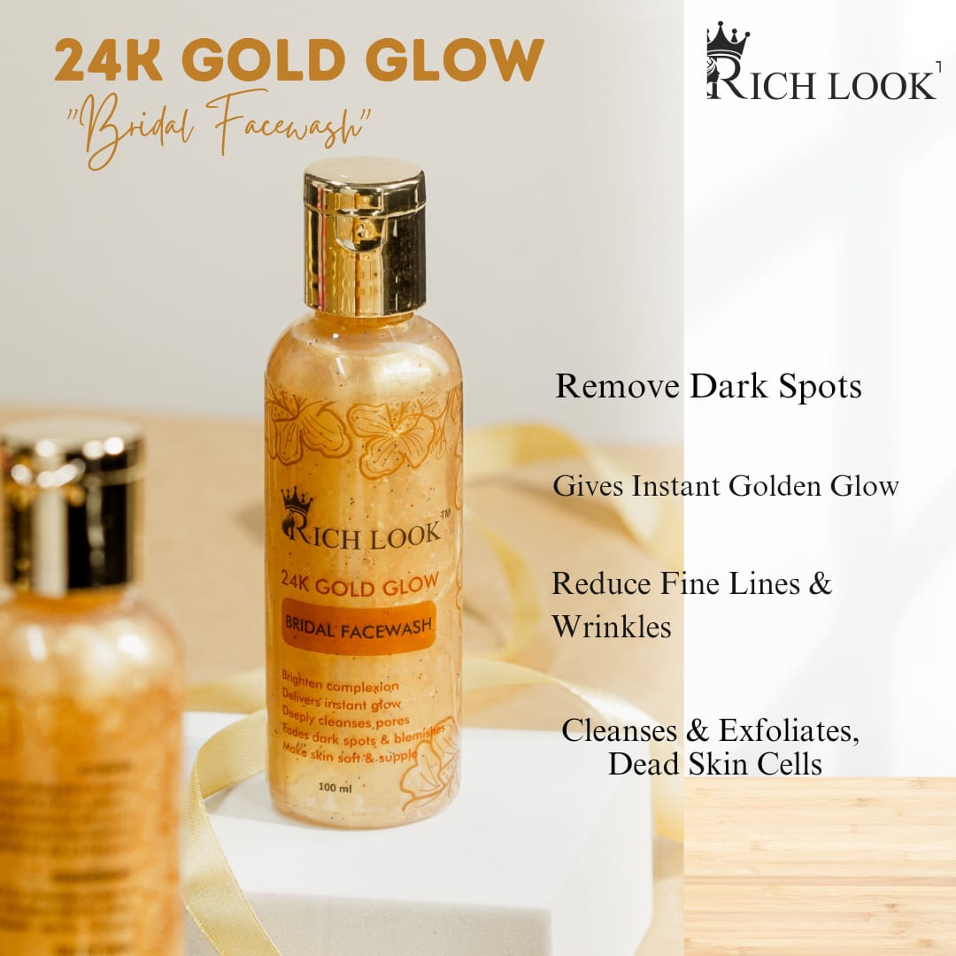24K GOLD GLOW (Bridal Facewash)