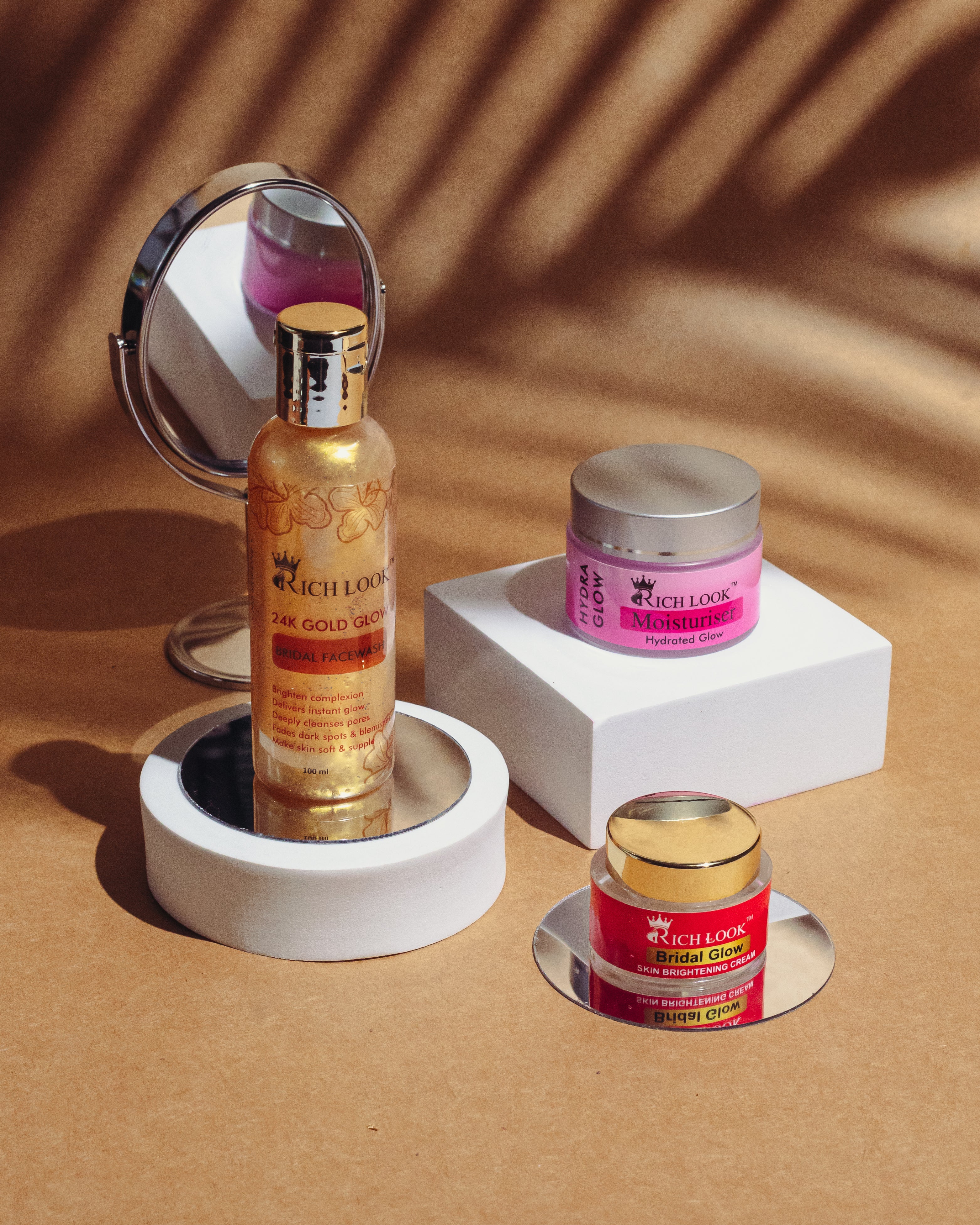 BRIDAL GLASS SKIN COMBO (Facewash + Night Cream + Day Cream)