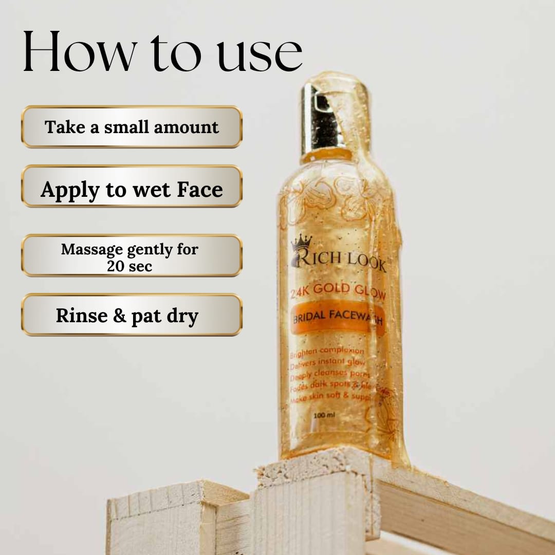 24K GOLD GLOW (Bridal Facewash)