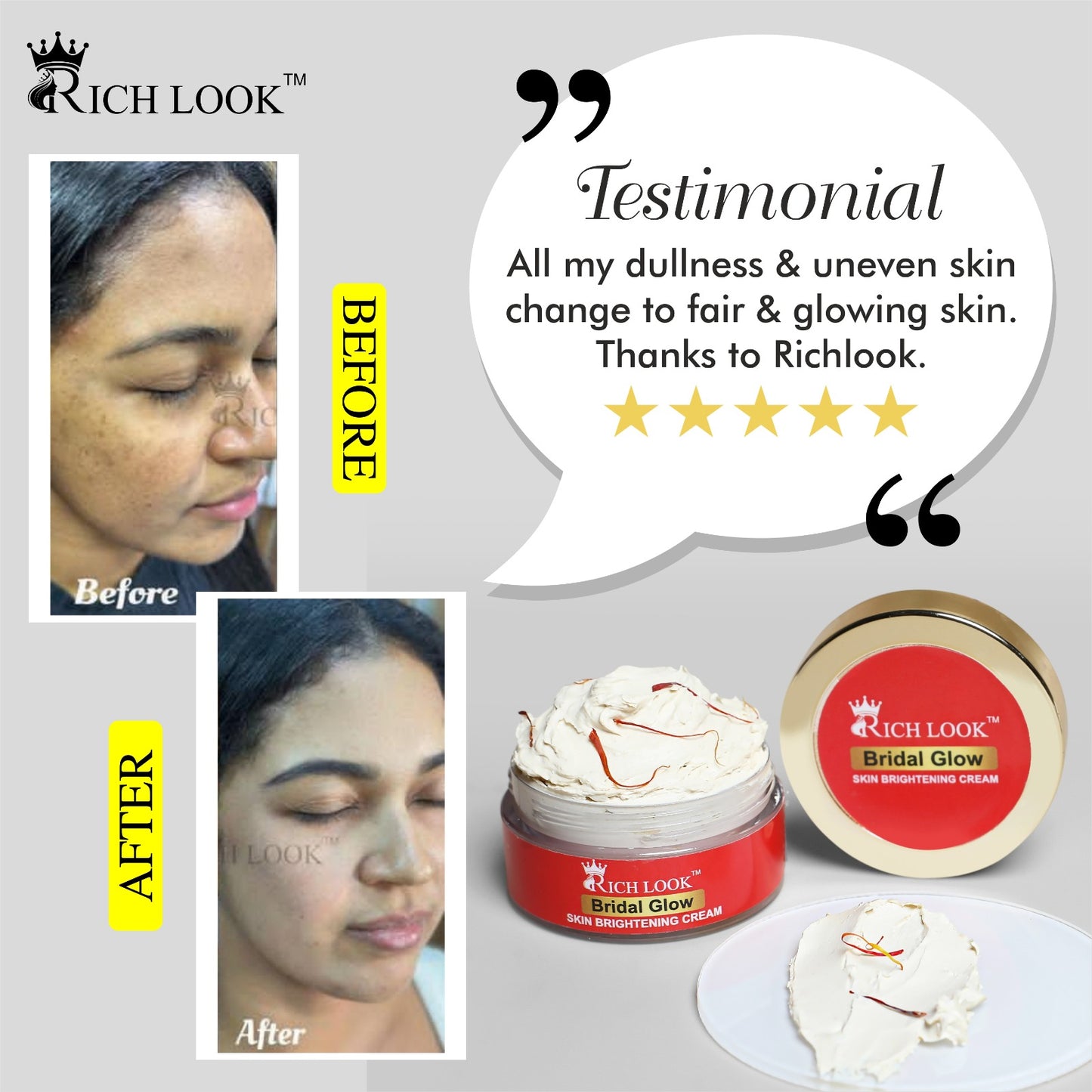 BRIDAL GLOW BRIGHTENING NIGHT CREAM (Korean Glass Skin)