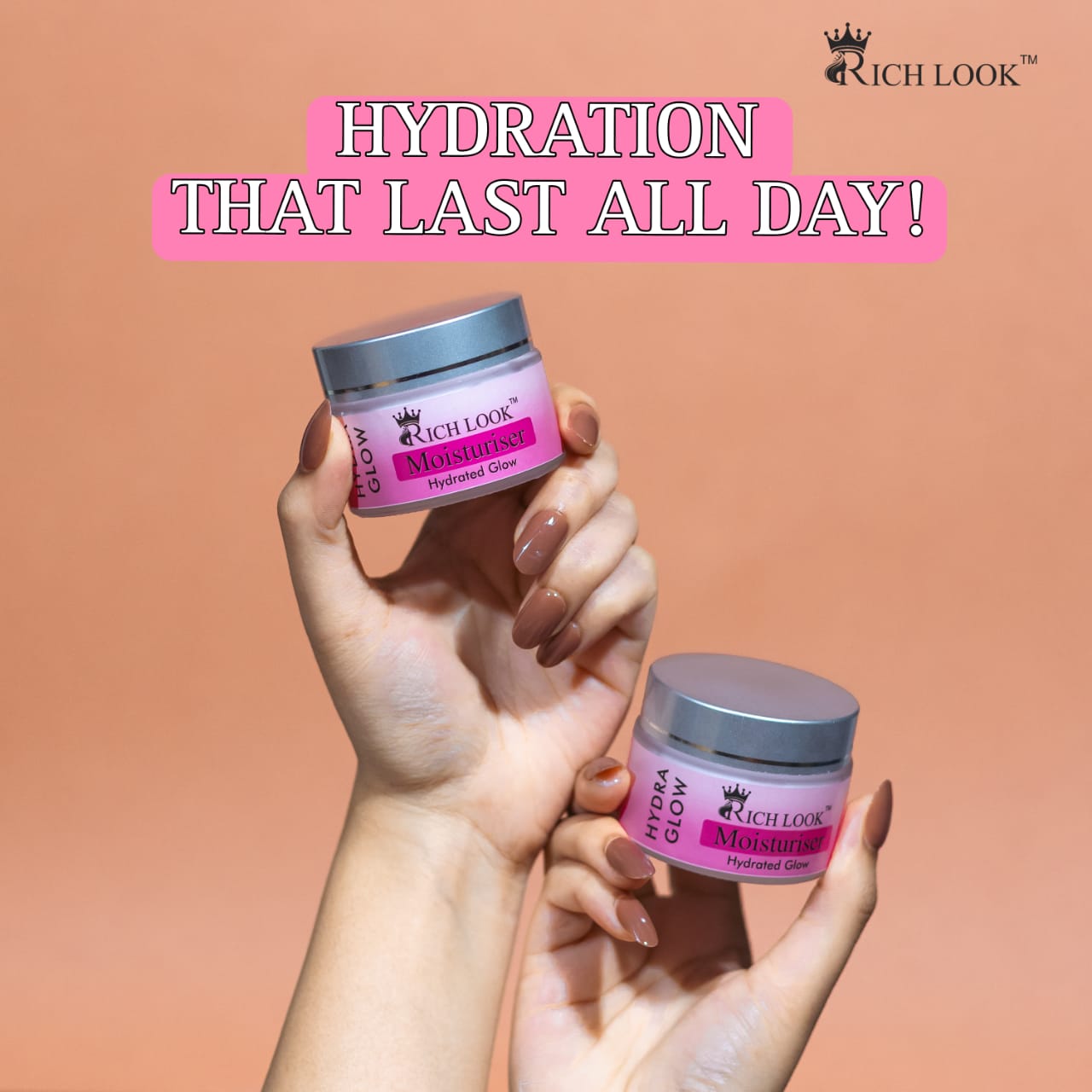 MOISTURIZING DAY CREAM Spf 50+ (Hydrated Glow with Hyaluronic Acid)