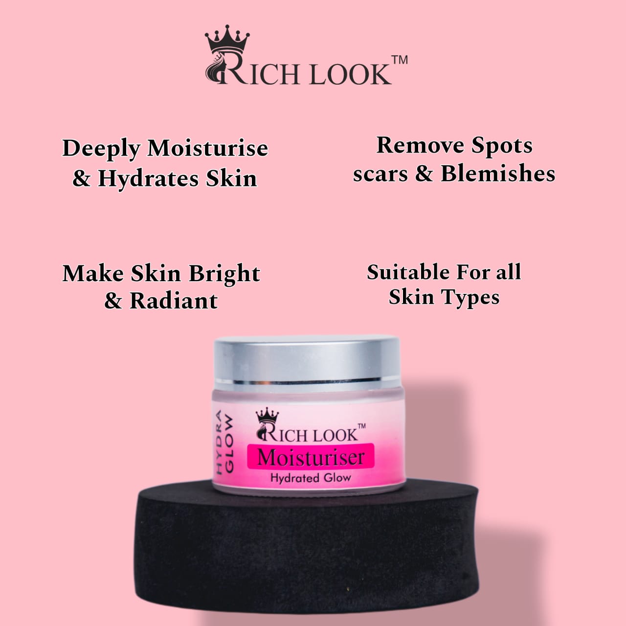 MOISTURIZING DAY CREAM Spf 50+ (Hydrated Glow with Hyaluronic Acid)