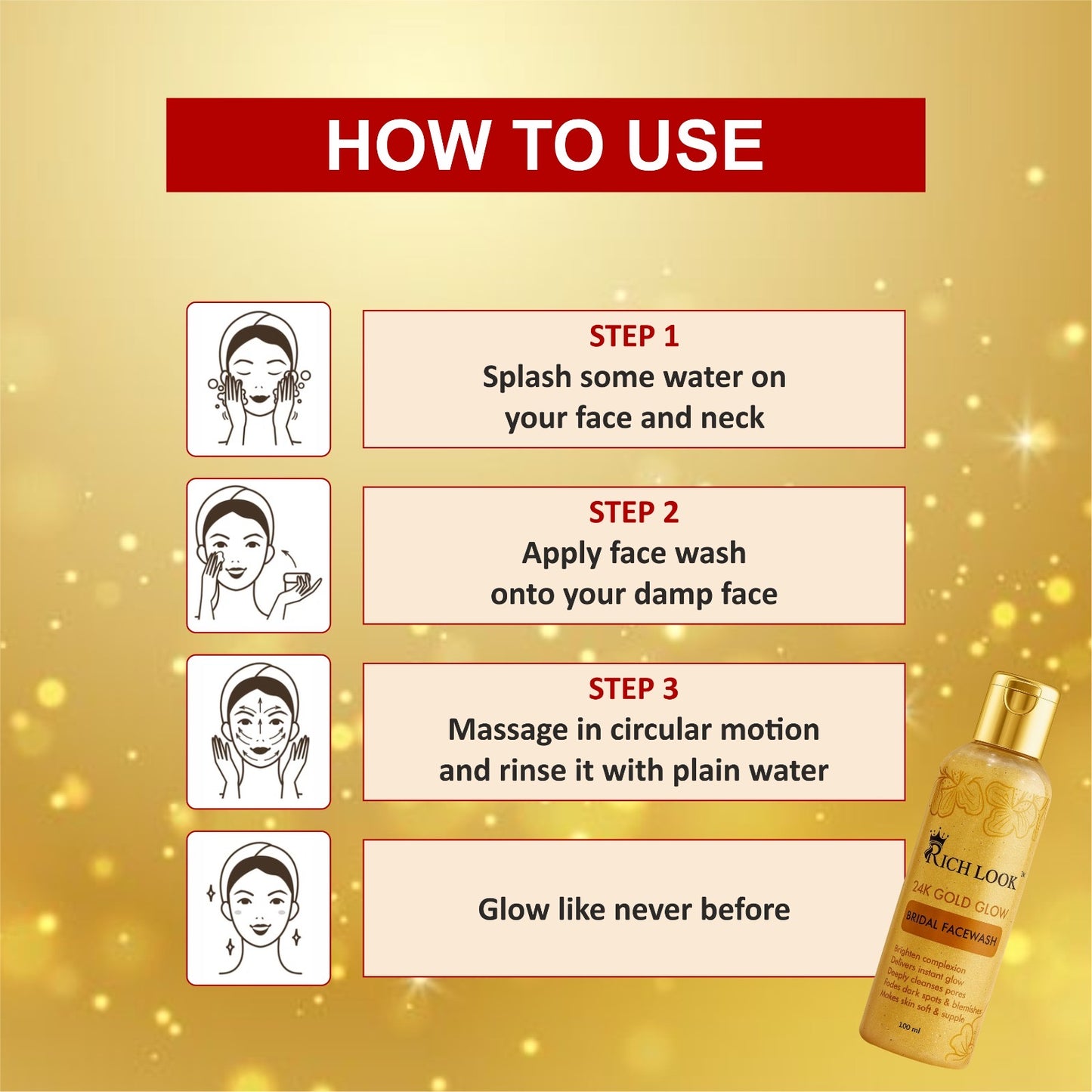 BRIDAL COMBO (Night Cream + Facewash) 5 days results Skin Brightening- Dark Spots & Dullness removal cream - Ultra Fairness & Glow Booster Night Cream. Deep Cleansing skin with deep exfoliate.