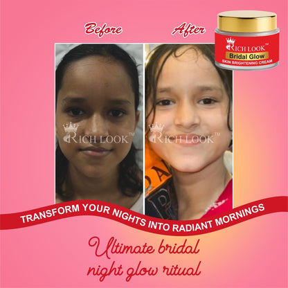 BRIDAL GLOW BRIGHTENING NIGHT CREAM (Korean Glass Skin)