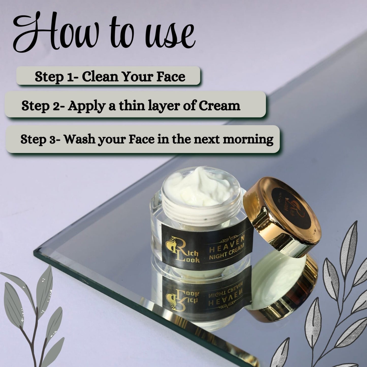 HEAVEN MAGIC NIGHT CREAM  🎁𝐅𝐫𝐞𝐞 𝐒𝐮𝐫𝐩𝐫𝐢𝐬𝐞 𝐆𝐢𝐟𝐭🎁