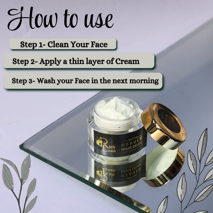 HEAVEN MAGIC NIGHT CREAM  🎁𝐅𝐫𝐞𝐞 𝐒𝐮𝐫𝐩𝐫𝐢𝐬𝐞 𝐆𝐢𝐟𝐭🎁