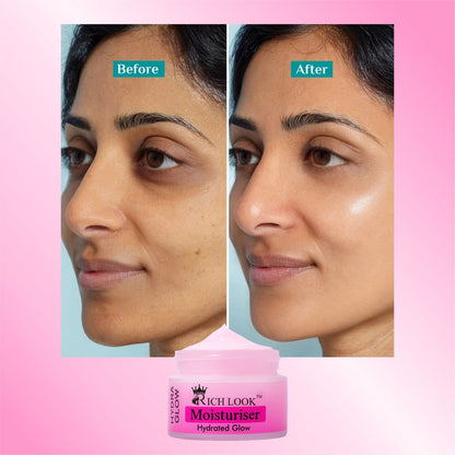 MOISTURIZING DAY CREAM Spf 50+ (Hydrated Glow with Hyaluronic Acid)