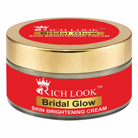 50 grams - BRIDAL GLOW - Skin Brightening in 6 days- Dark Spots & Dullness removal cream - Ultra Fairness & Glow Booster Night Cream.