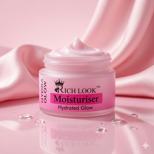 Rice Water Moisturiser for soft, hydrated, glowing skin. Enriched with rice water extracts for deep nourishment, lightweight hydration, and Korean glass skin glow suitable for all skin types