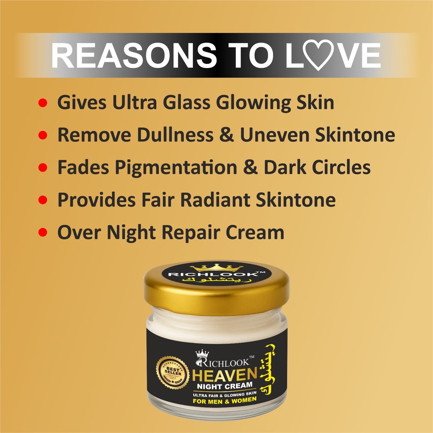 HEAVEN NIGHT CREAM (Specially for mens)