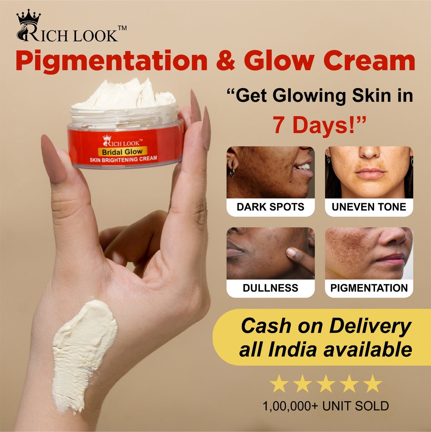 BRIDAL GLOW BRIGHTENING NIGHT CREAM (Korean Glass Skin)