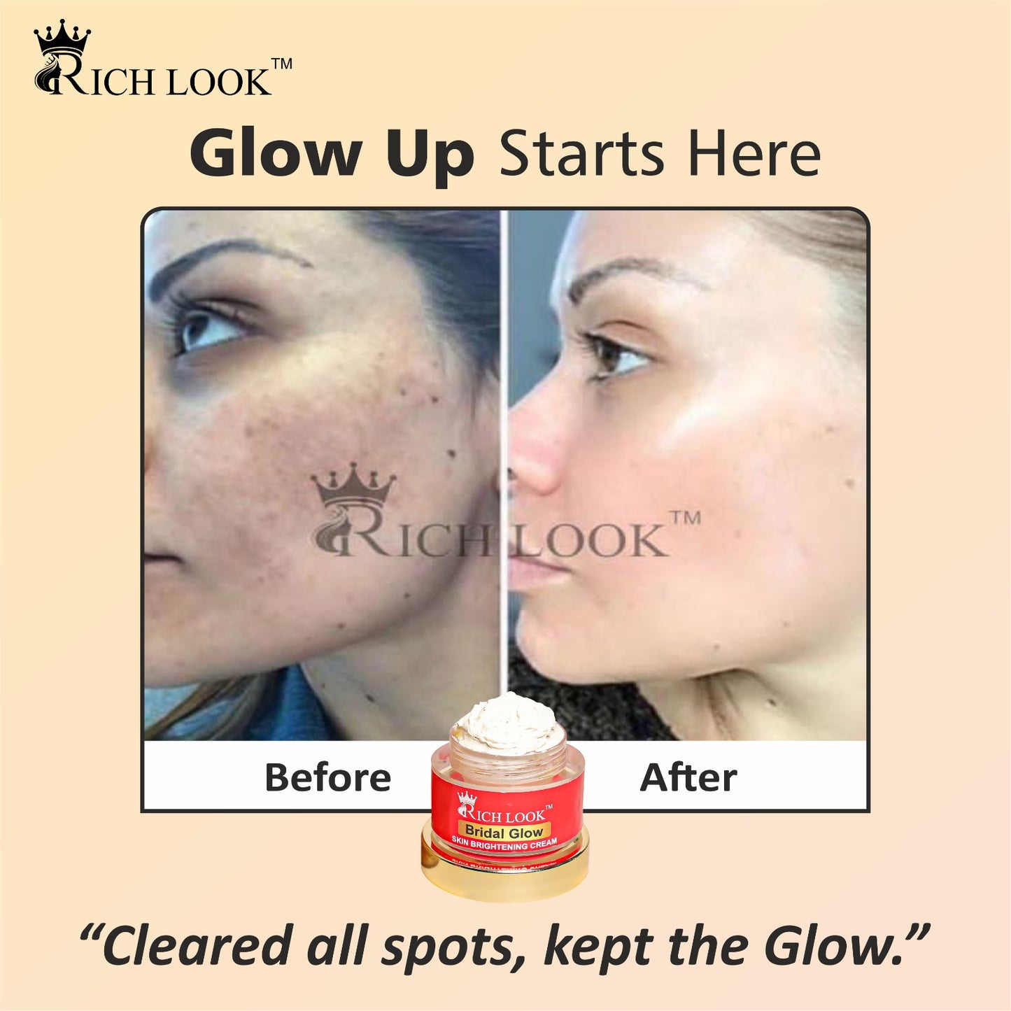 BRIDAL GLOW BRIGHTENING NIGHT CREAM (Korean Glass Skin)