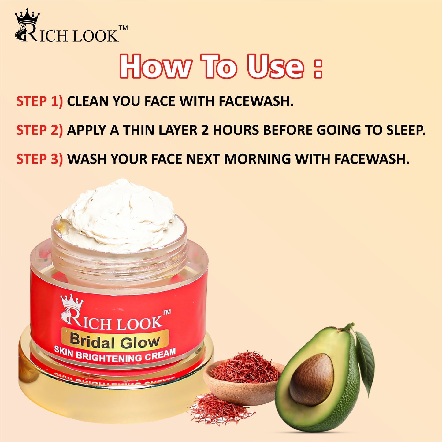 BRIDAL GLOW BRIGHTENING NIGHT CREAM (Korean Glass Skin)